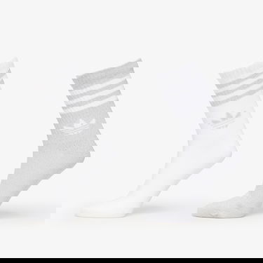 Ponožky adidas Originals adidas 3-Stripes Glitter Crew Socks 2-Pack Šedá | JX5204, 0