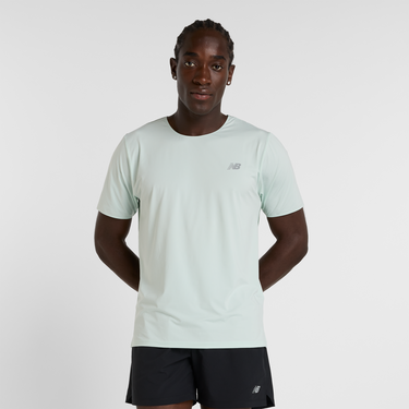 Tričko New Balance New Balance Race Day T-Shirt Zelené | mt43213-cys, 2
