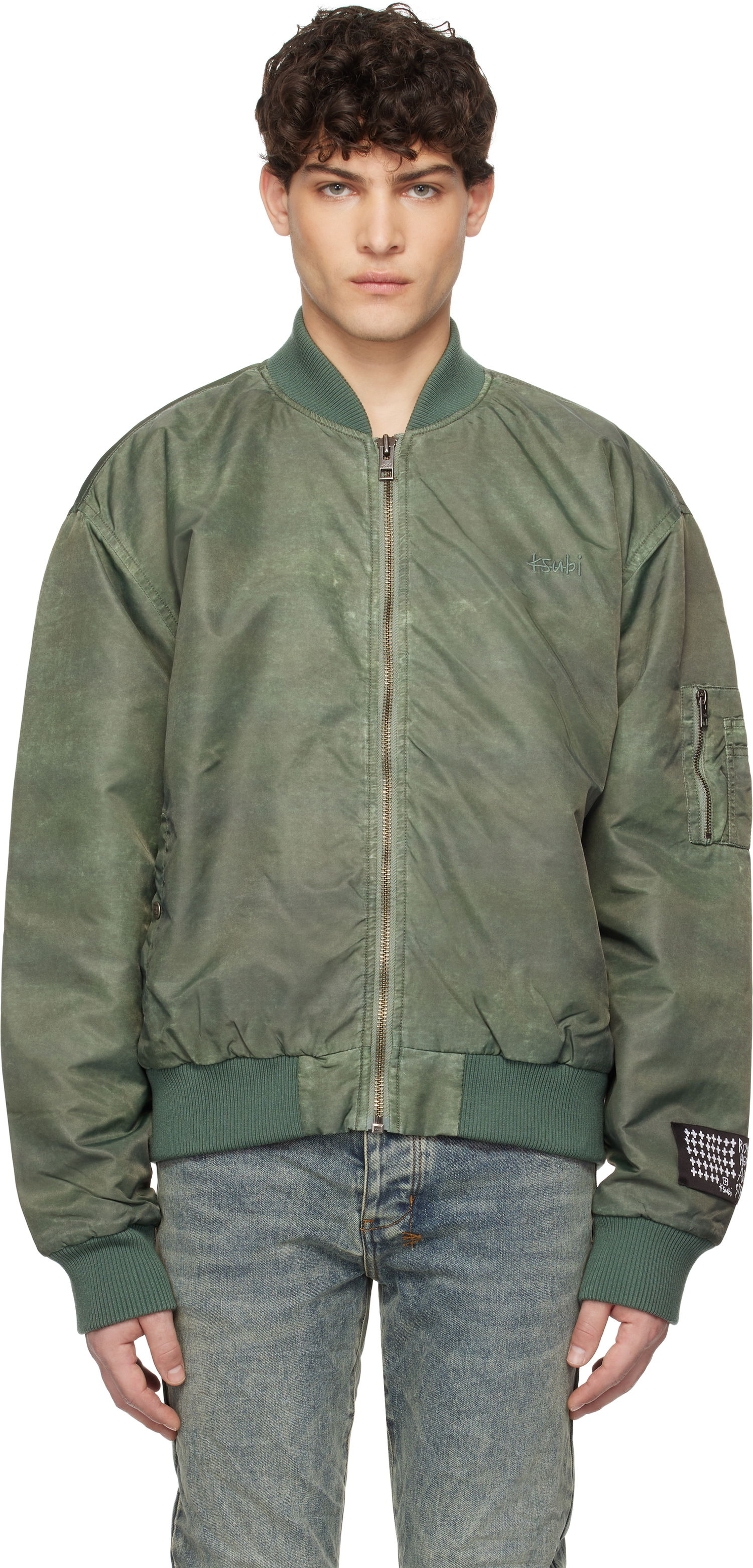 Bomber bunda Ksubi Ksubi Royalty Bomber Jacket Zelené | MPS25JK008, 0