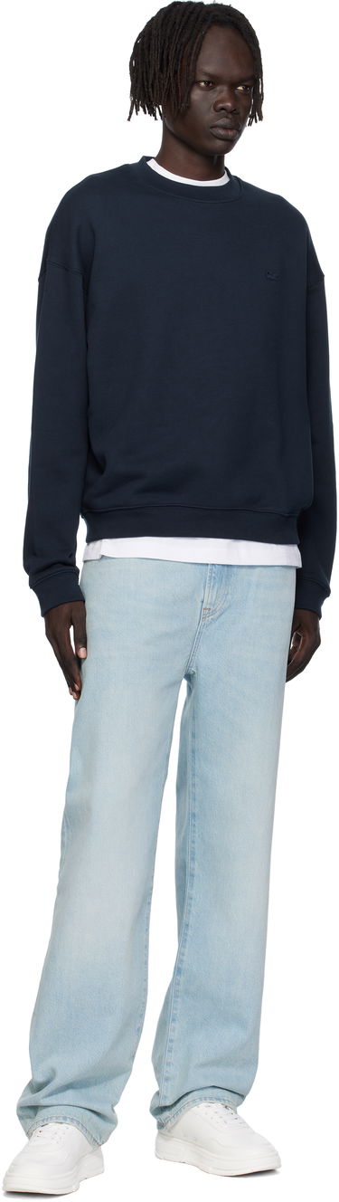 Mikina Lacoste Lacoste Croc Signature Sweatshirt Navy | SH7745_166, 3