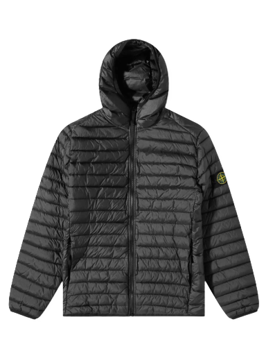 Bunda Stone Island Lightweight Hooded Down Jacket Čierna | 781540324-V0029