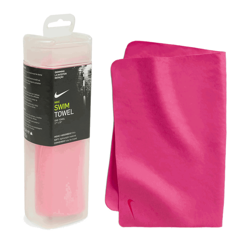Športový doplnok Nike HYDRO RACER Highly Absorbent PVA Soft Lightweight Travel Towel 17x26 Ružová | NESS8165-673