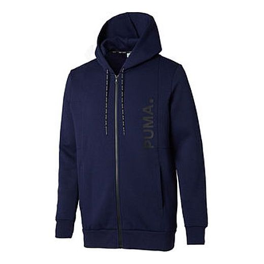 Mikina Puma Alphabet Logo Full-Zip Hoodie Navy | 578000-06, 0