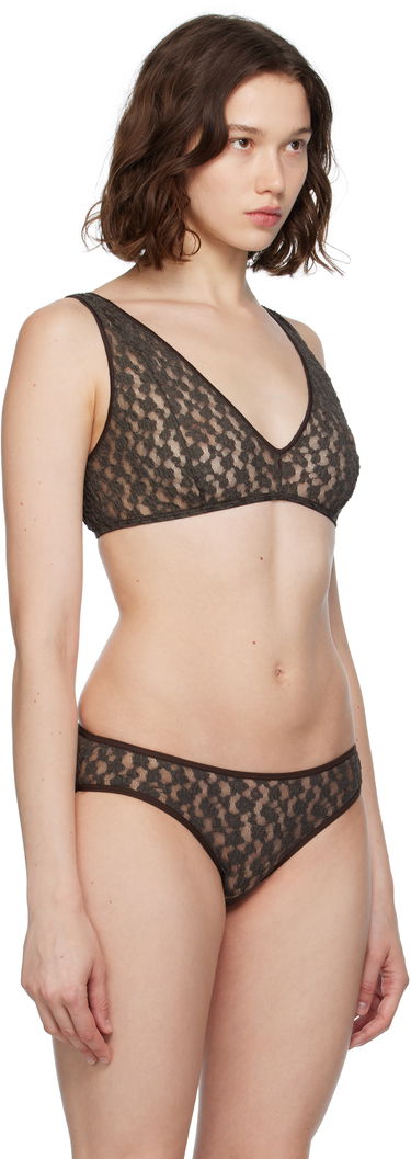 Podprsenka Baserange Baserange Crescent Lace Bra Hnedá | BRCR-LA-SU25, 1