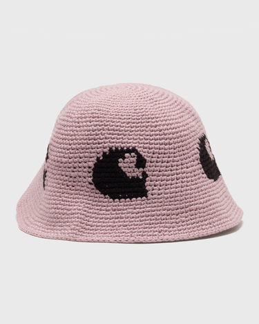 Klobúk Carhartt WIP Crocheted C-Logo Pattern Bucket Hat Ružová | I034482-2WN.XX, 0