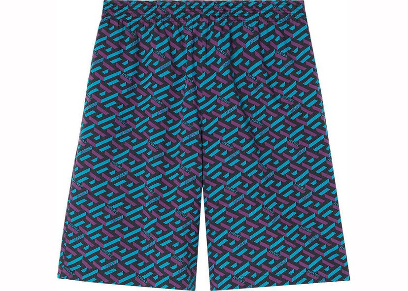 Šortky Versace La Greca Shorts Modrá | 1002476 1A04992 5G320