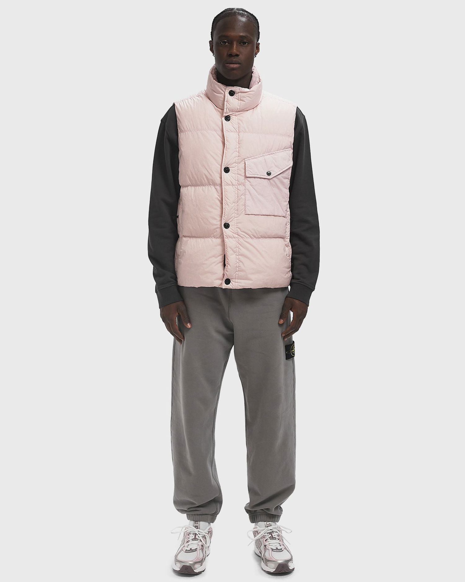 Vesta Stone Island Stone Island Down Vest Ružová | K2S15G100003S0A23.V0080, 1