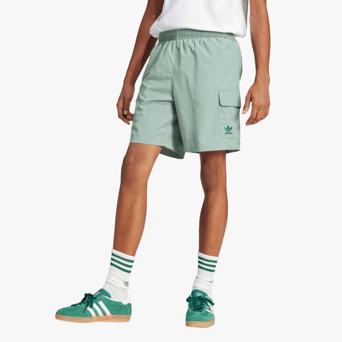 Šortky adidas Performance Essentials Woven Cargo Shorts Zelené | JP4786, 1