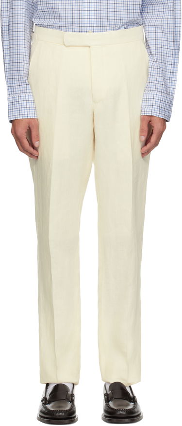 Nohavice Polo by Ralph Lauren Polo Ralph Lauren Linen Suit Trousers Béžová | 715793698003, 0