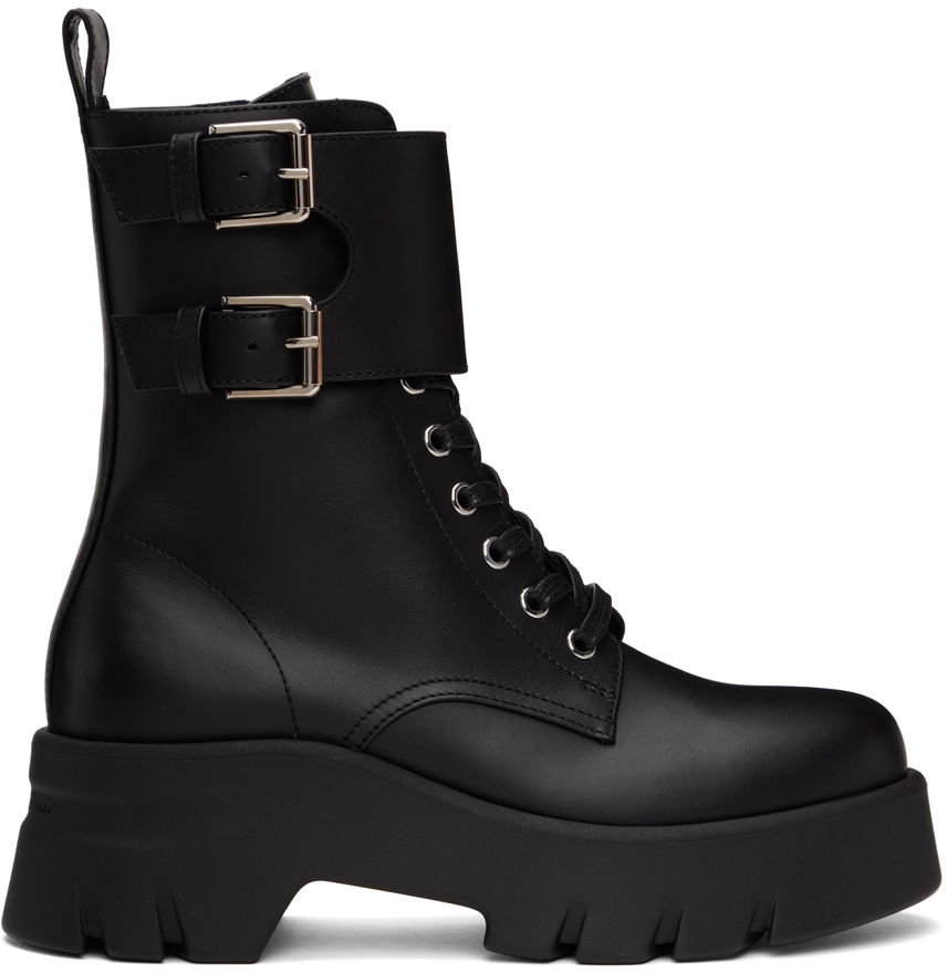 Tenisky a topánky Gianvito Rossi Marloe Leather Ankle Boots Čierna | G73019.20GOM.CLN, 0