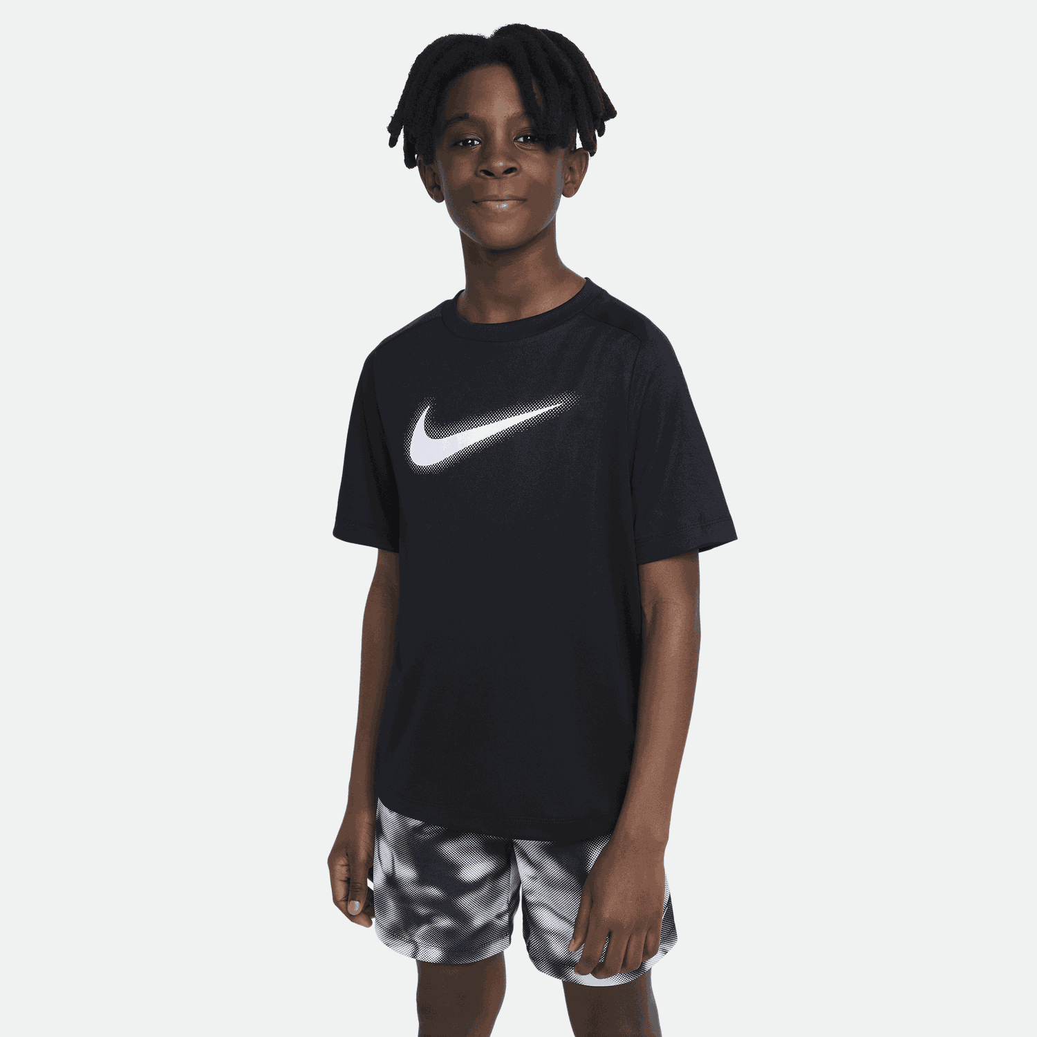 Tričko Nike Dri-FIT Multi Graphic Training T-Shirt Čierna | DX5386-010, 0