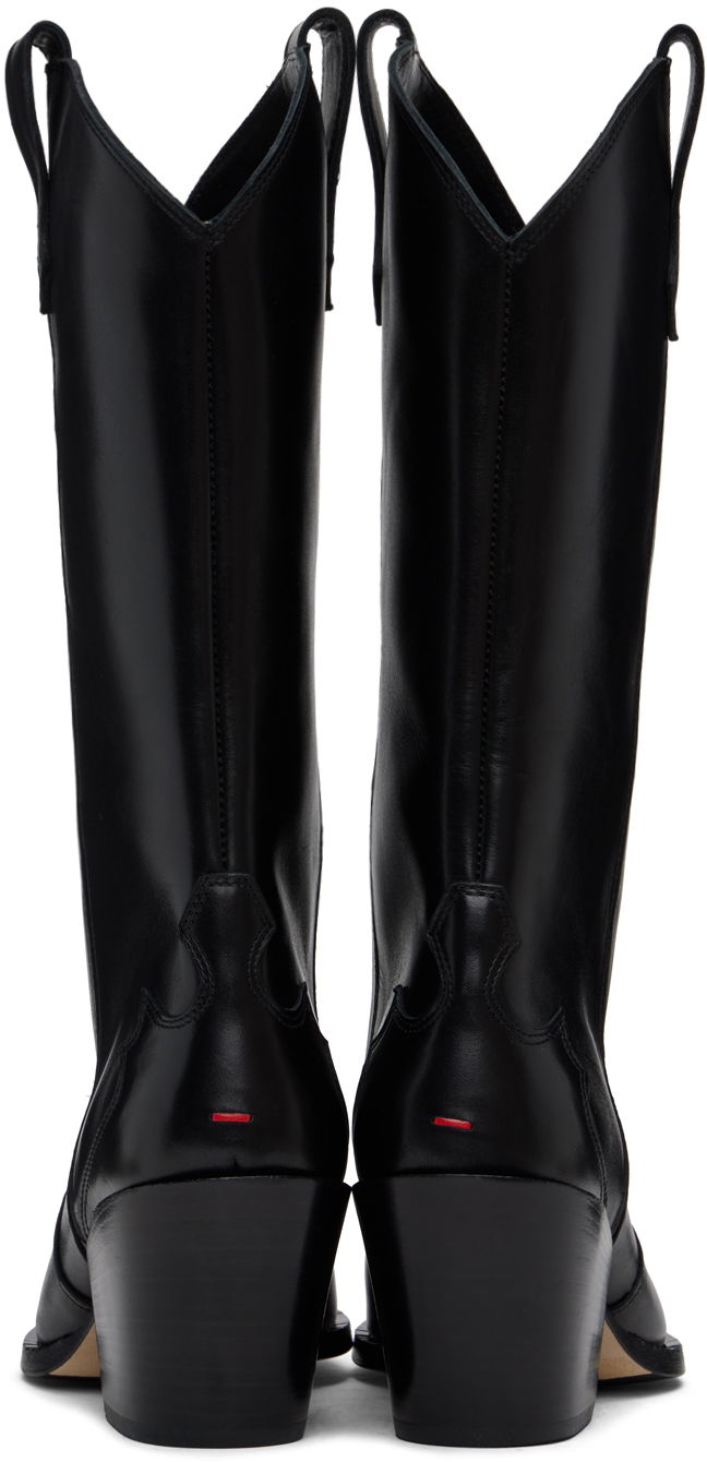 Oblečenie Aeyde Aeyde Ariel Western Boots Čierna | A11-AB-TBUP75CH-222-800-001, 1