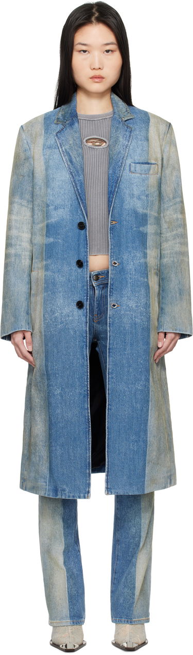Trenčkot Diesel Denim Blazer Coat Modrá | A16830 09L04, 0