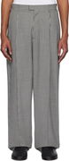 Marni Gingham Wide-Leg Trousers