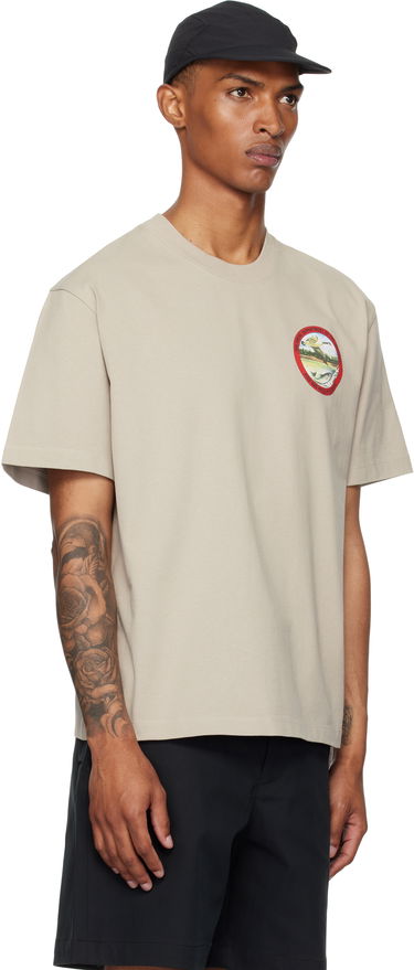 Tričko ROA ROA Division Graphic T-Shirt Béžová | RBMW0433JY38, 1