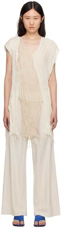 Baserange Frayed Crinkled Tunic