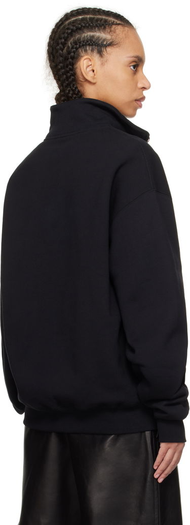 Mikina Jacquemus Jacquemus Gros Grain Zipped Rollneck Sweatshirt Čierna | 25E255JS283-2458, 2