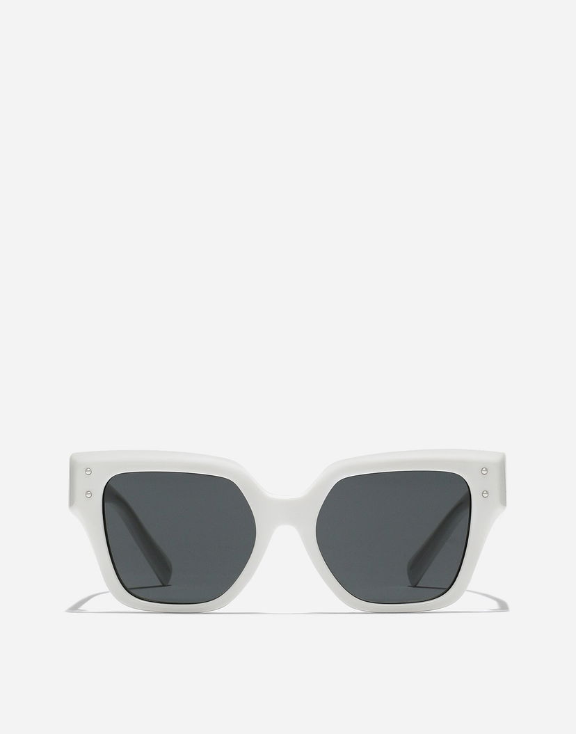 Slnečné okuliare Dolce & Gabbana Sharped Acetate Sunglasses Biela | VG447AVP2879V000
