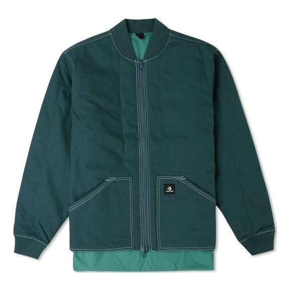 Bomber bunda Converse Reversible Padded Jacket Zelené | 10024618-A02