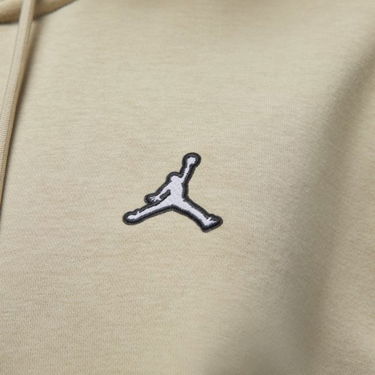 Mikina Jordan Jordan Essentials Full-Zip Fleece Hoodie Béžová | DQ7350-206, 3