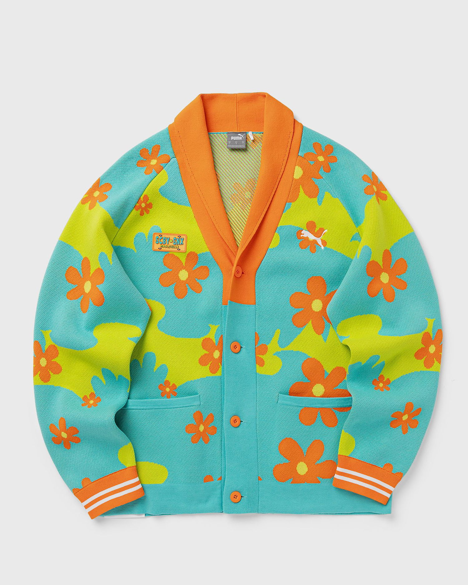 Sveter Puma Scooby Doo X-Large Green Knit Cardigan Modrá | 630372-01, 0
