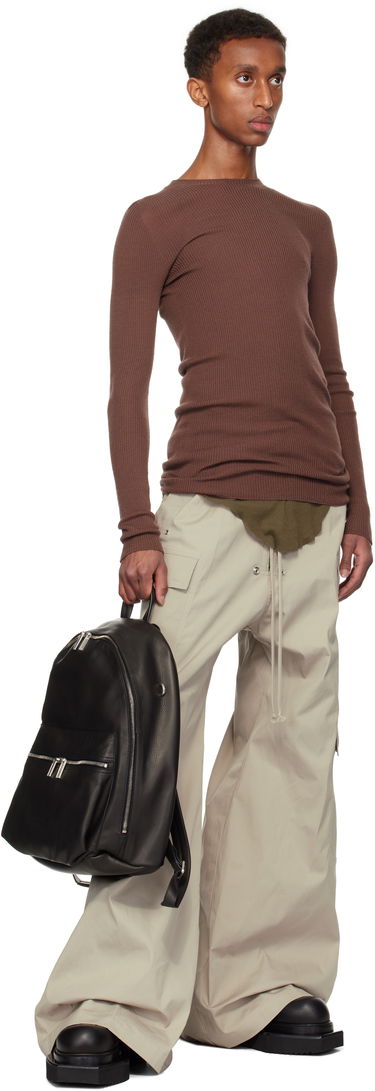 Batoh Rick Owens Rick Owens Porterville Leather Backpack Čierna | RA02D0571 LCN, 3