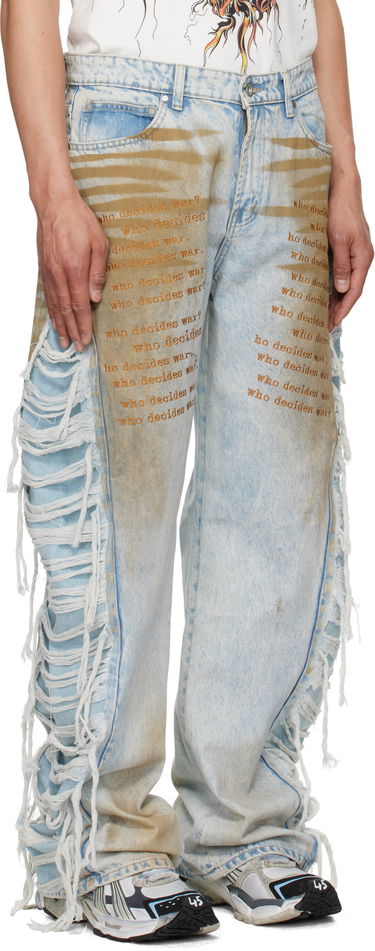 Džínsy Who Decides War Who Decides War Mechanic Ultra Flare Denim Jeans Modrá | 1120850009SS25, 1