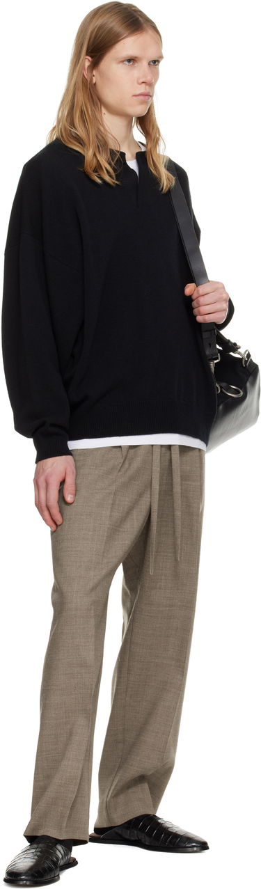 Nohavice Fear of God Virgin Wool Drawstring Straight Trousers Hnedá | FG25FW65-650TRW-288, 3