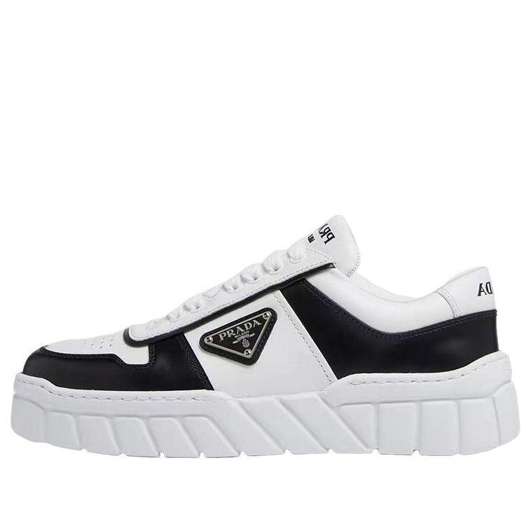 Tenisky a topánky Prada Soft Padded Nappa Leather Shoes Biela | 1E946M_3LJ6_F0964