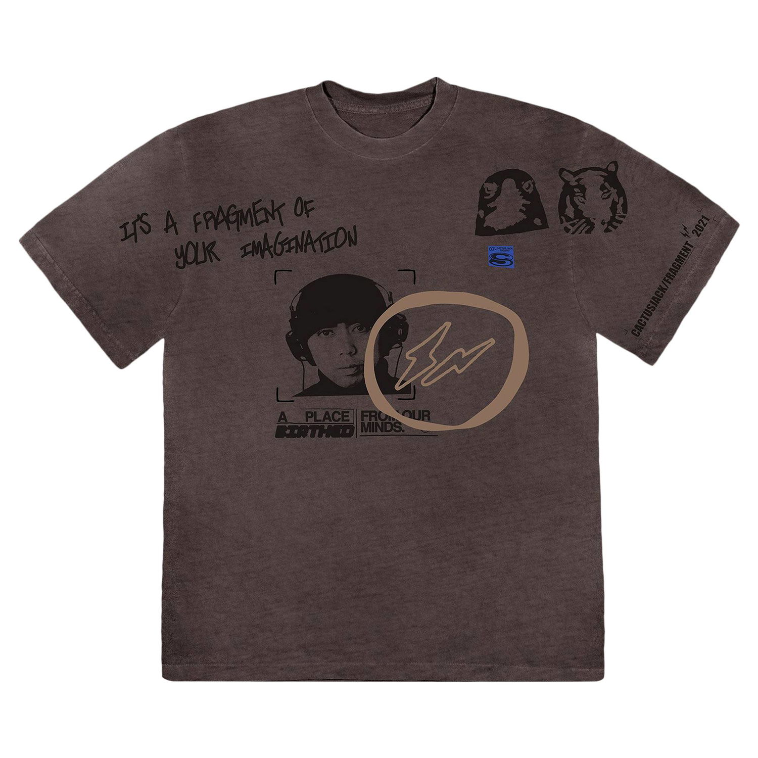 Tričko Cactus Jack by Travis Scott Fragment x Hiroshi Tee Šedá | CJFR SS03 GREY, 1