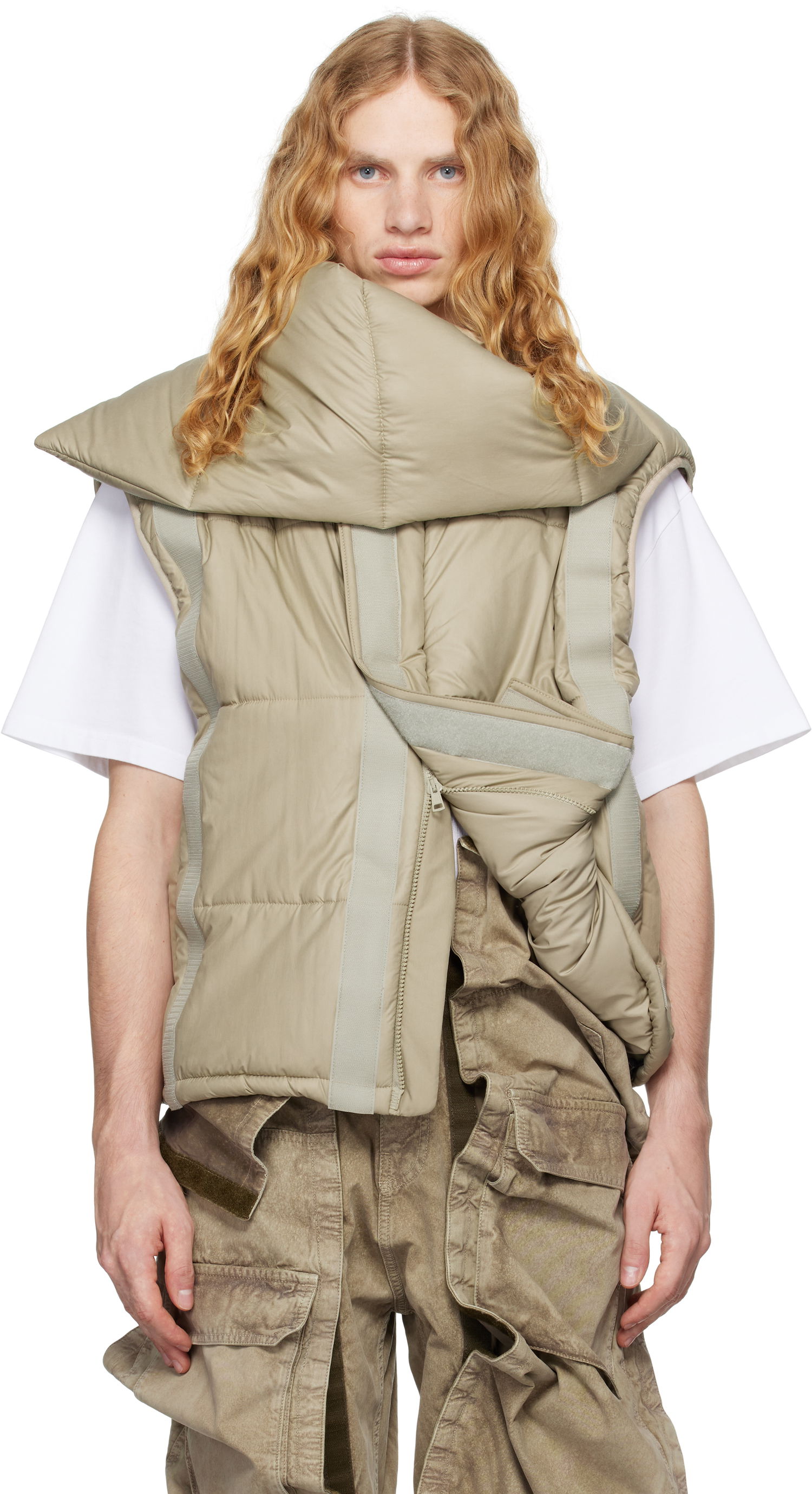 Vesta Y/PROJECT Puffer Vest Béžová | 203JA008, 0