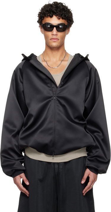 Bomber bunda Fear of God ESSENTIALS Holiday Hooded Bomber Jacket Čierna | 202HO258101F, 0