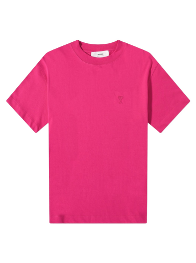 Tričko AMI Tonal Heart Tee Ružová | UTS012-726-618