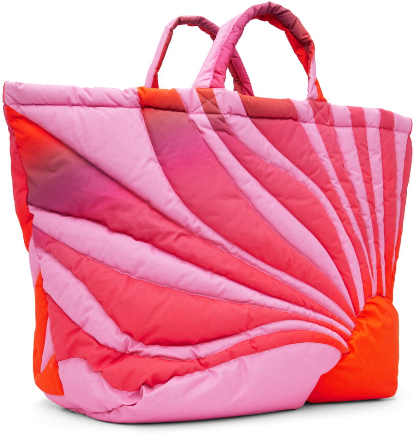 Sunset Puffer Tote Bag