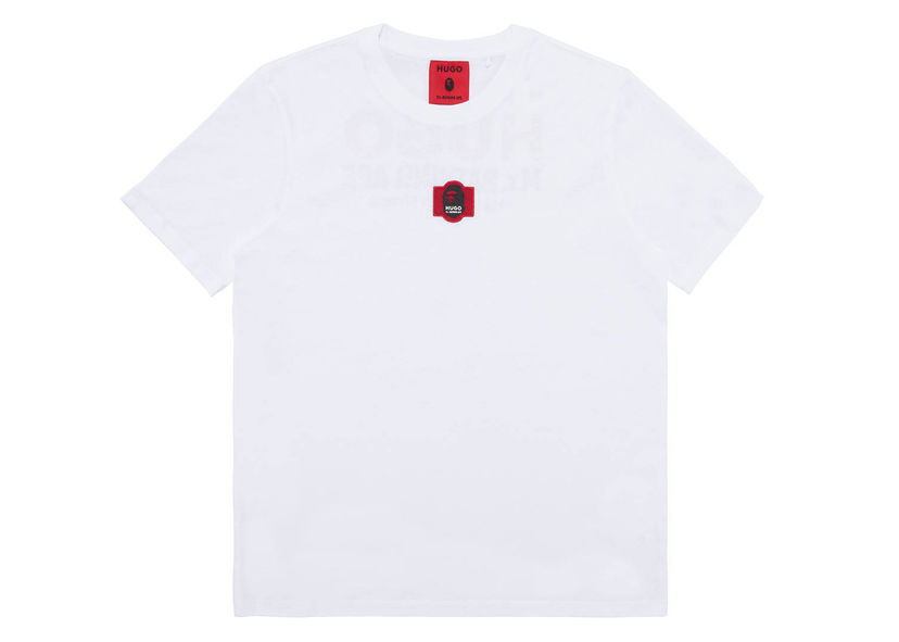 Tričko BAPE BAPE x Hugo Logo Tee White Biela | 7I23-109-903