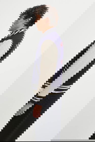 Bomber bunda Sporty & Rich Sporty & Rich Champions Wool Varsity Jacket Navy | OW007623633BL111, 3