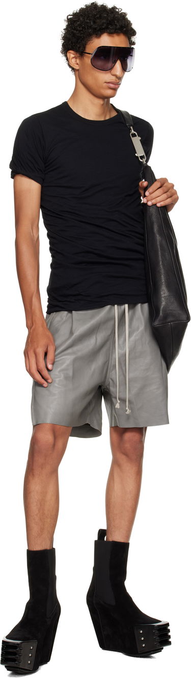 Tričko Rick Owens Rick Owens Concordians Double T-Shirt Čierna | RU02E1256 UCDB, 3