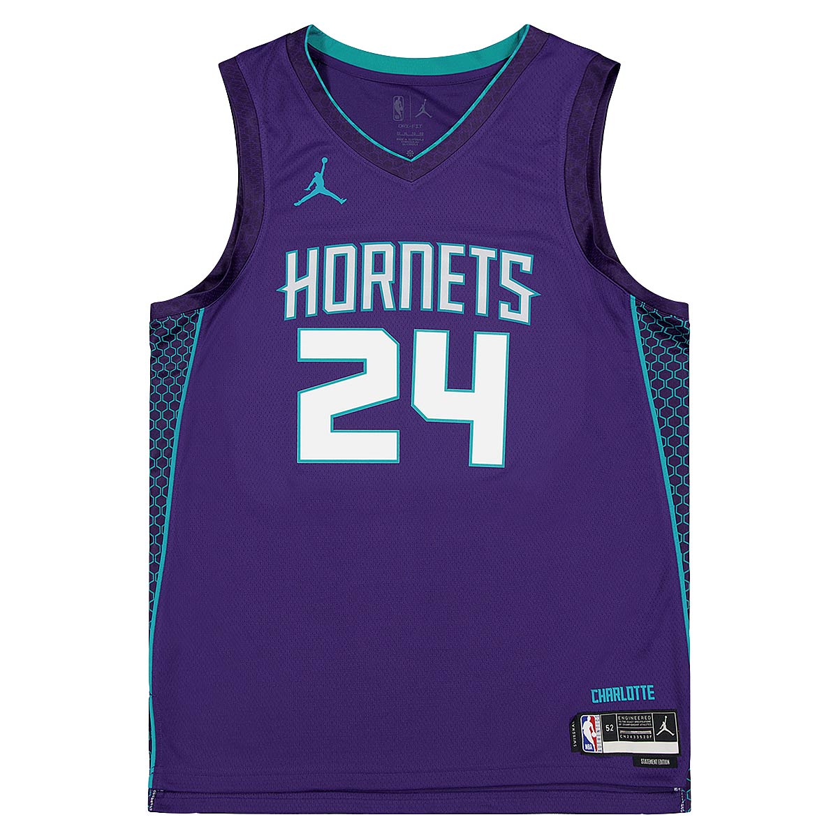 Tielko Nike NBA CHARLOTTE HORNETS DRI-FIT STATEMENT SWINGMAN JERSEY BRANDON MILLER Navy | DO9553-566, 1