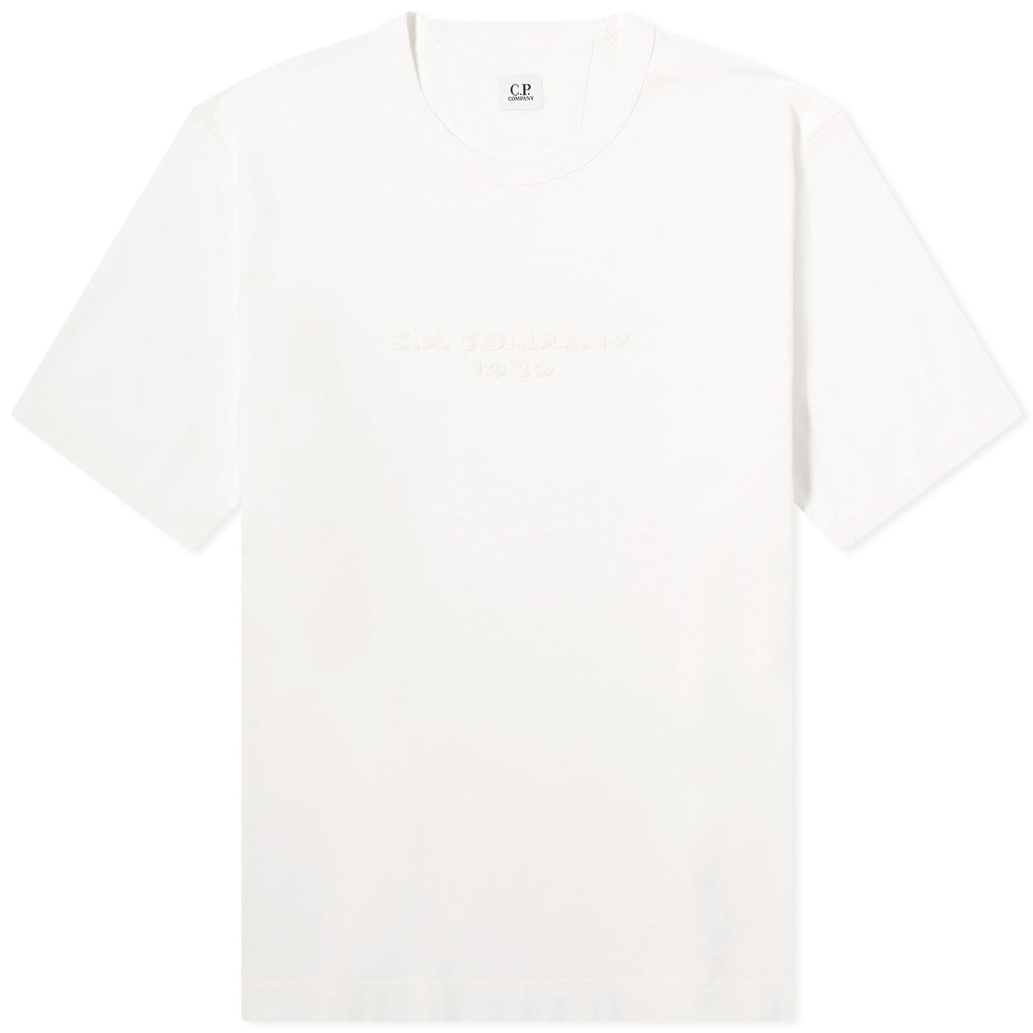Tričko C.P. Company Logo T-Shirt Biela | 16CMTS224A-006057O-103, 0