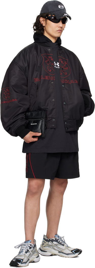 Šortky Balenciaga Balenciaga Washed Tracksuit Shorts Čierna | 814568TRO32, 3