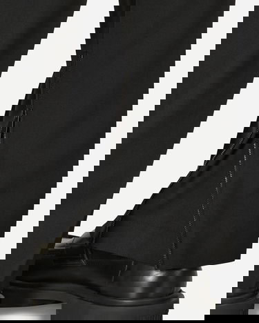 Nohavice Off-White Embroidered Wool Slim Zip Trousers Black Čierna | OMCA196S23FAB001 1000, 5