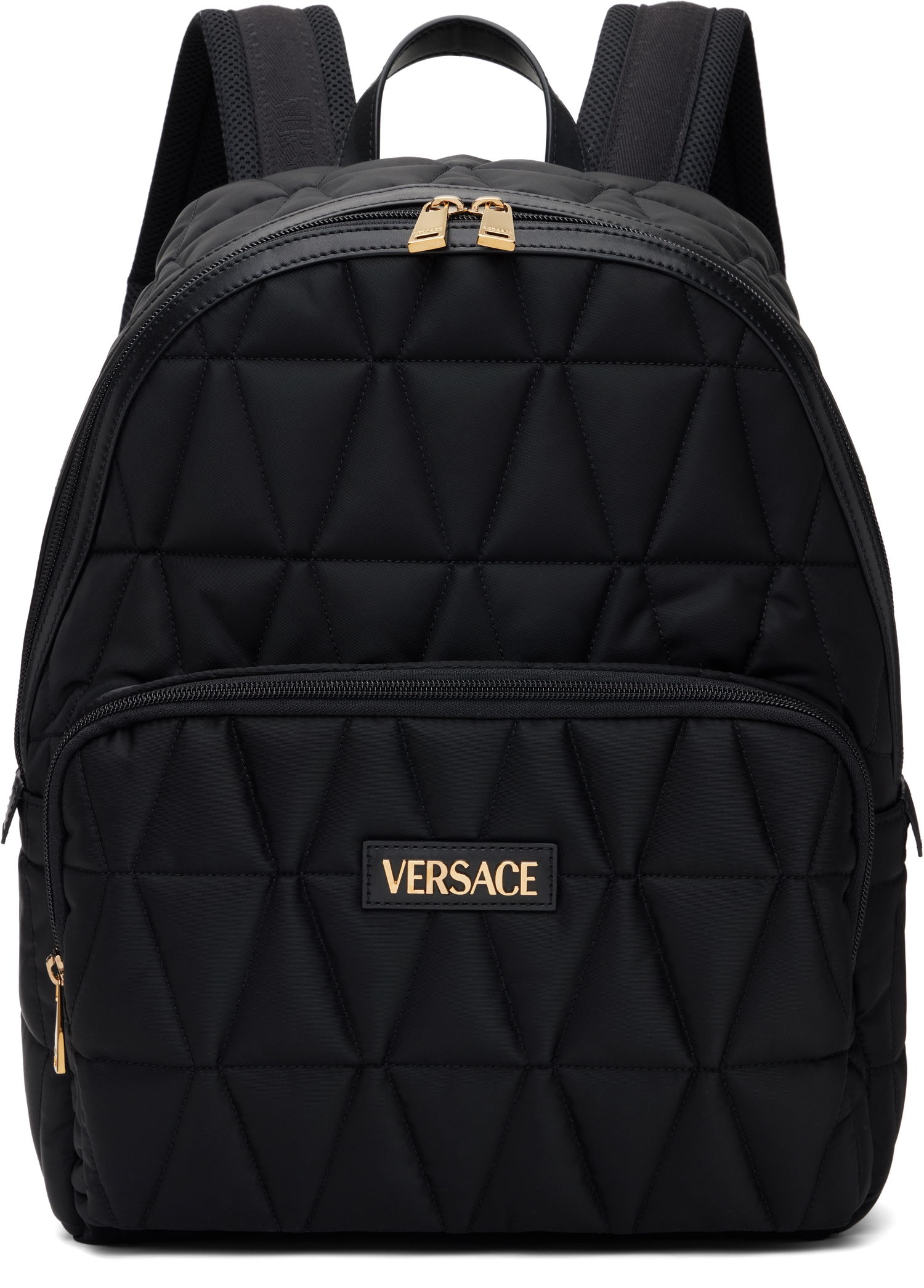 Batoh Versace Versace Myth Quilted Backpack Čierna | 1018355_1A13686, 0