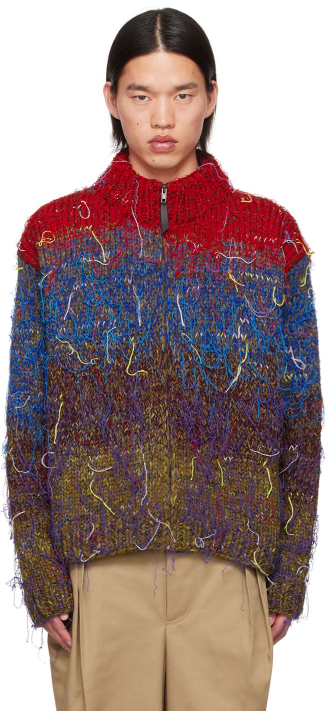 Sveter Maison Margiela Loose Thread Knit Cardigan Rôznofarebný | S50HP0008 S18410, 0