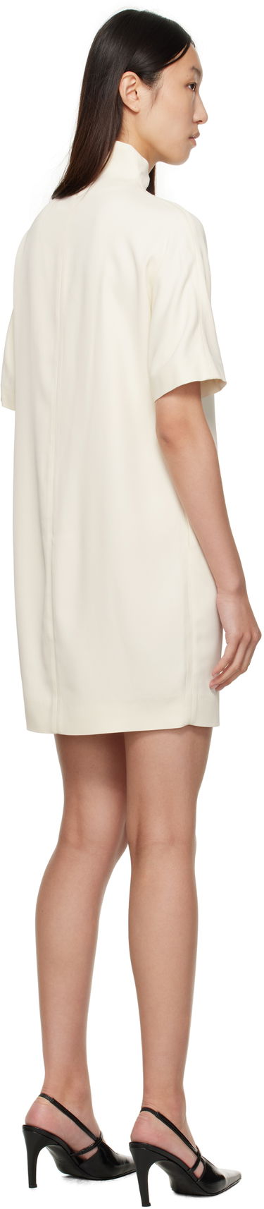 Šaty Loulou de Saison Loulou de Saison Elton Short Sleeve Mini Dress Biela | ELTON, 2