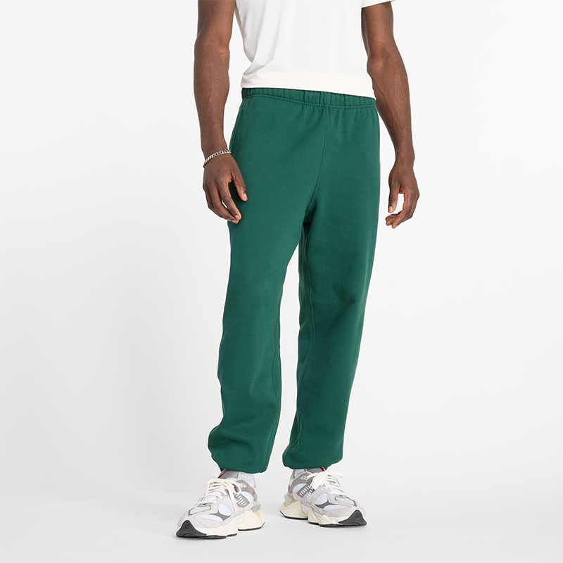 Tepláky New Balance NB Sweatpants Zelené | Pánske nohavice New Balance MP41508NWG – zelené, 0