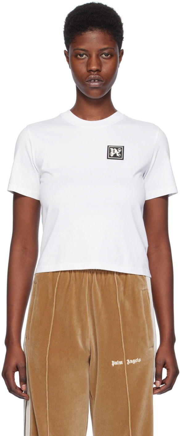 Tričko Palm Angels 'Ski Club' T-Shirt Biela | PWAA044R24JER0020110, 0