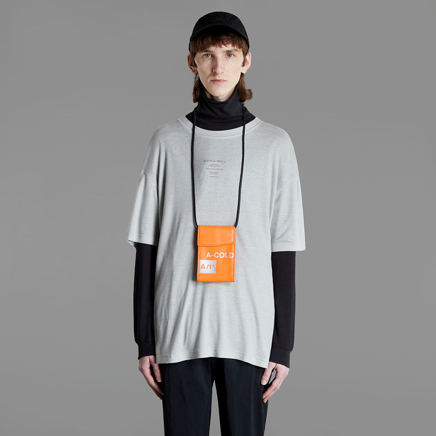 Tričko A-COLD-WALL* Artisan T-Shirt Šedá | ACWMTS075A Light Grey, 1