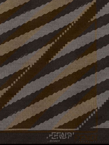 Šál FENDI Fendi Striped Shawl Hnedá | FXS323AUUCF0VAT, 2
