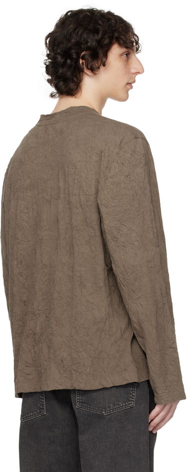 Tričko OUR LEGACY Our Legacy Big Longsleeve T-Shirt Hnedá | M2256BOC, 2
