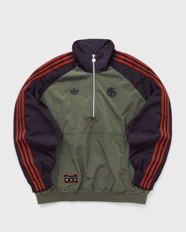 Bunda adidas Originals FC Bayern Icon Half Zip Jacket Zelené | JN0112, 2
